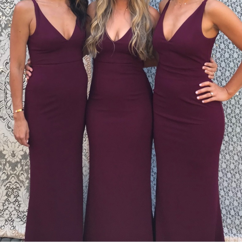 Lulu’s Maroon Full Length Dress
